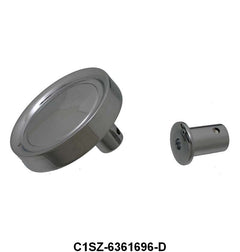 BUCKET SEAT OUTER HINGE PIN COVER - 63-65 FALCON CONVERTIBLE