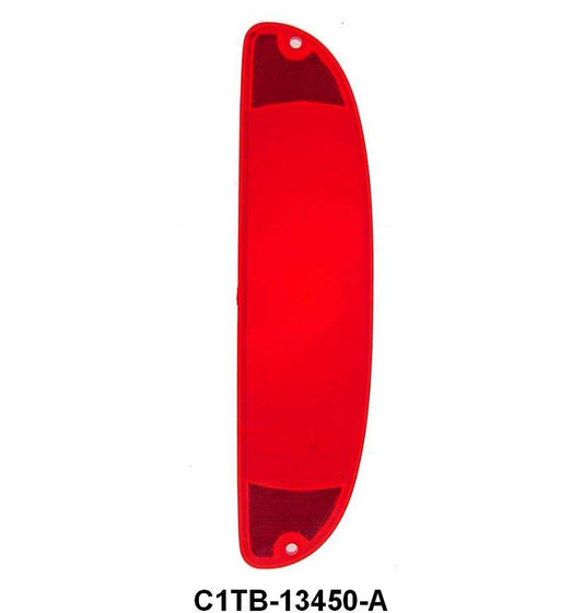 UNIBODY TAIL LIGHT LENS - 61-63 F-100-250  RH/LH, WITH FoMoCo SCRIPT