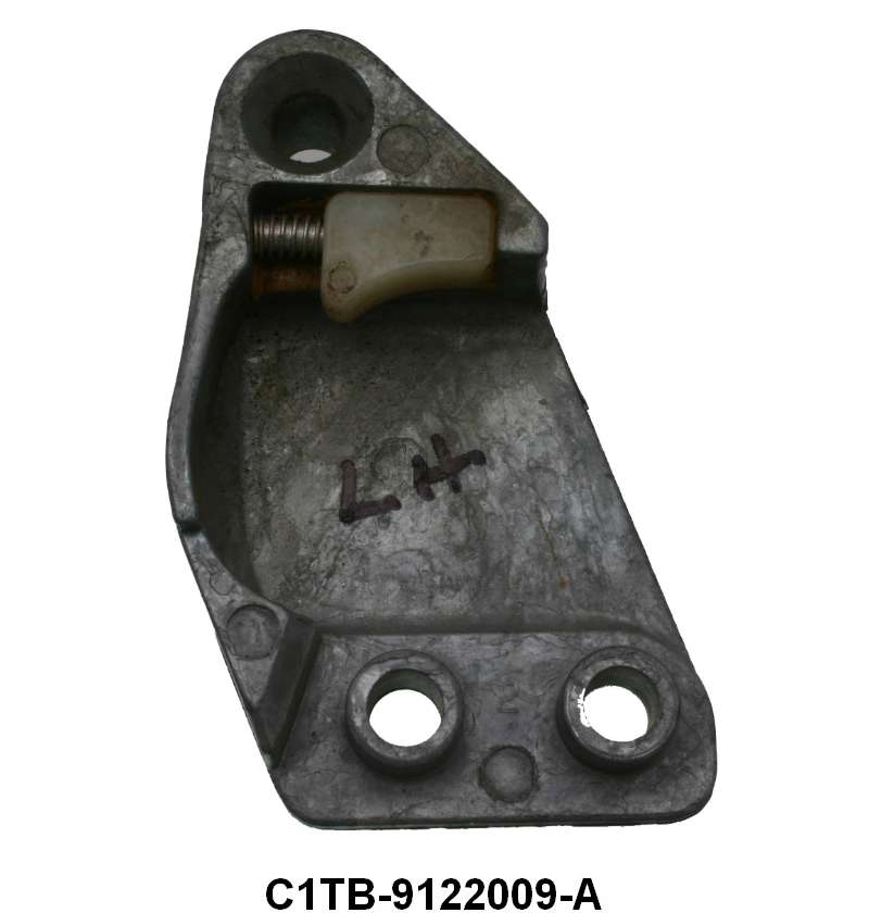 DOOR STRIKER PLATE - 57-58 PASS/RANCHERO, 57-60 F-100/F-350 LH
