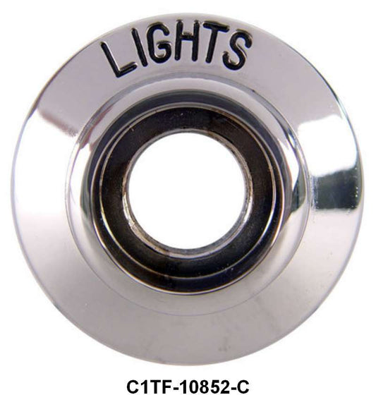 HEADLIGHT SWITCH BEZEL - 62-63 FAIRLANE, 61-72 F-100/F-350 61-69 ECONO