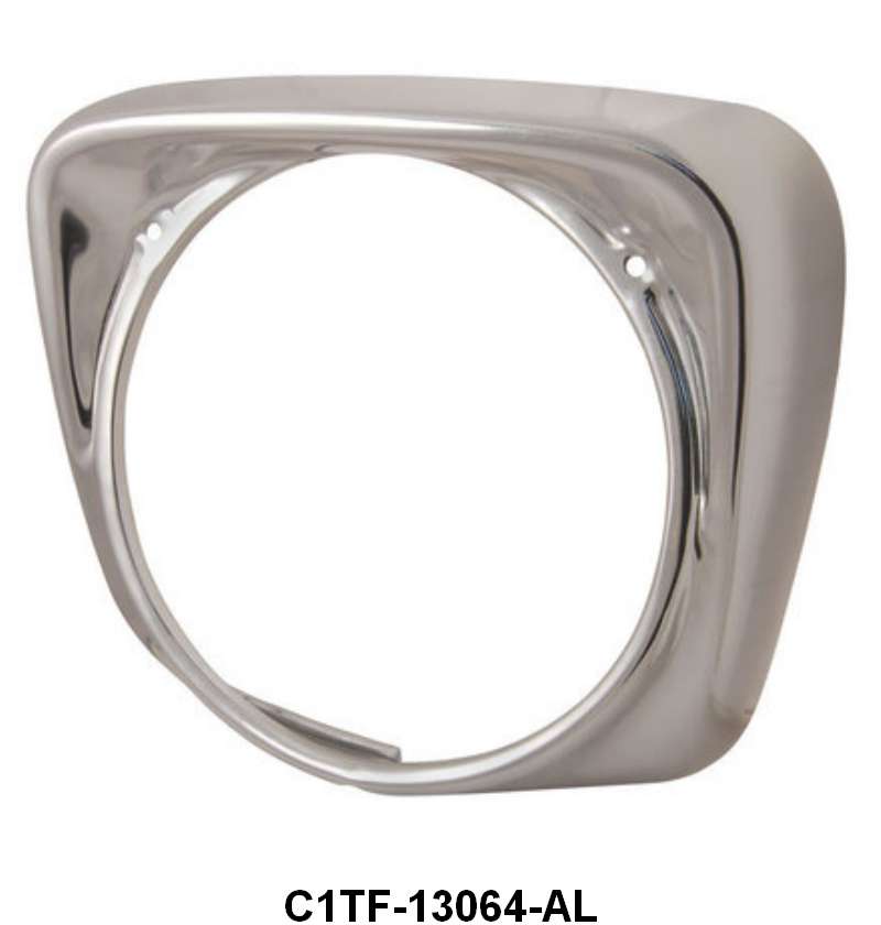 HEADLIGHT DOOR/BEZEL - 61-66 F-100/F-350 LH ALUMINUM