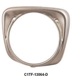 HEADLIGHT DOOR/BEZEL - 61-66 F-100/F-350 LH PLAIN STEEL