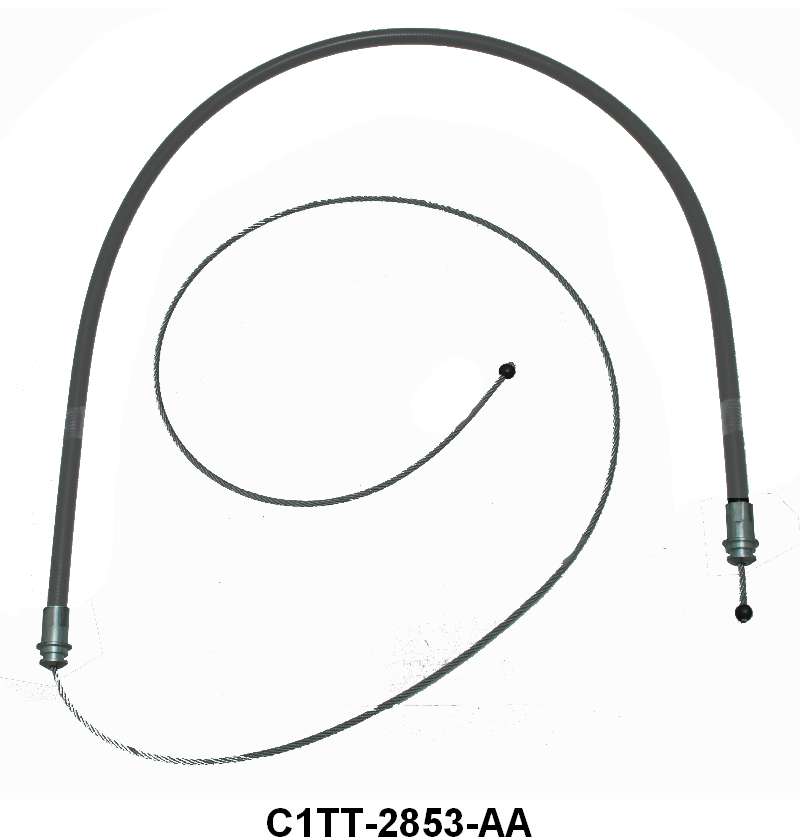 FRONT BRAKE CABLE - 61-64 F-100/F-250 80-3/4"