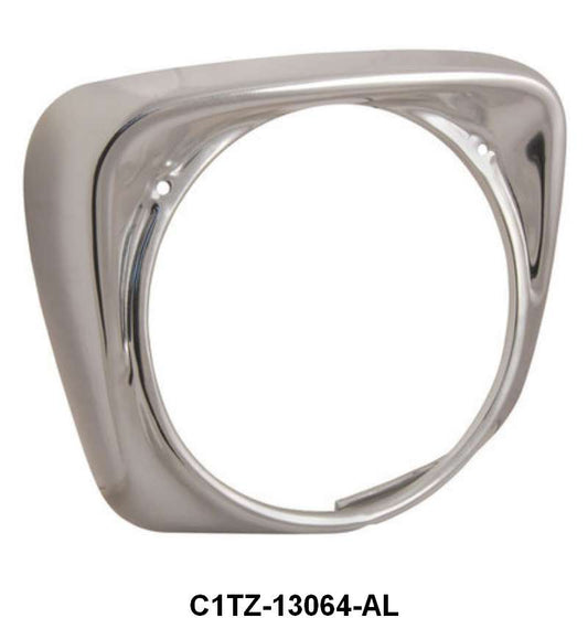 HEADLIGHT DOOR/BEZEL - 61-66 F-100/F-350 RH ALUMINUM