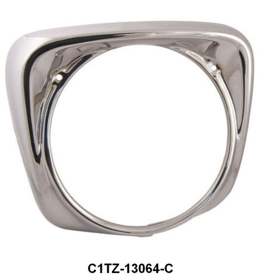 HEADLIGHT DOOR/BEZEL - 61-66 F-100/F-350 RH CHROME