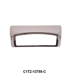 DOME LIGHT LENS CHROME BEZEL - 61-63 F-100/F-350