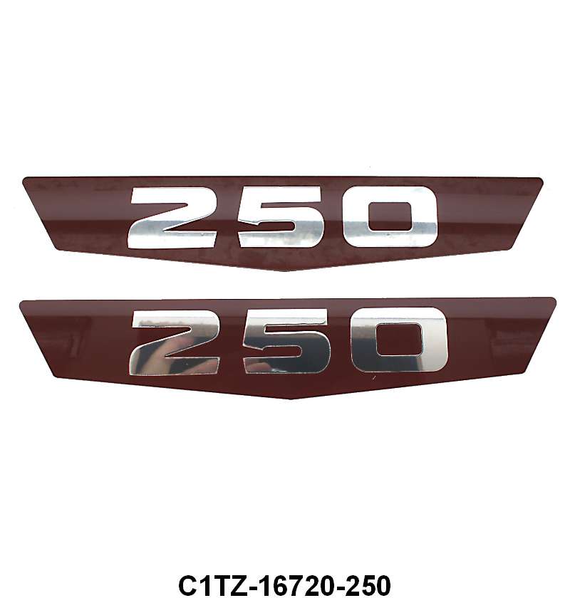HOOD SIDE EMBLEM PLASTIC INSERT - 63-64 "250"