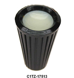 WIPER/HEATER/FAN/FLASHER SWITCH KNOB - 61-66 F-100/F-350 61-67 ECONO   BLACK