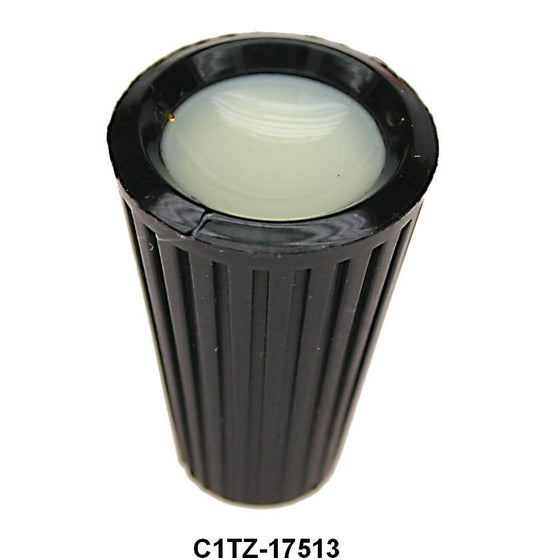 WIPER/HEATER/FAN/FLASHER SWITCH KNOB - 61-66 F-100/F-350 61-67 ECONO   BLACK