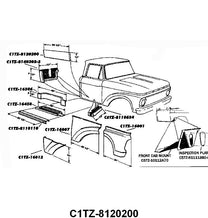 LOWER OUTER DOOR PATCH PANEL - 61-66 F-100/F-350 RH