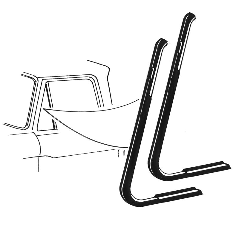 VENT WINDOW SEALS - 61-66 F-100/F-350, USA MADE, FORD TOOLING