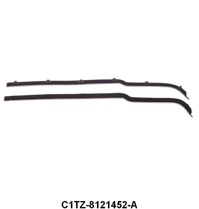 DOOR WINDOW ANTI-RATTLERS - 61-66 F-100/F-350 STAINLESS SET OF 2 PIECES