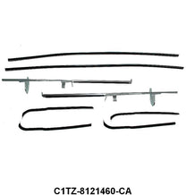 DOOR WINDOW CHANNEL KIT WITH STAINLESS BEAD- 61-66 F-100/F-350