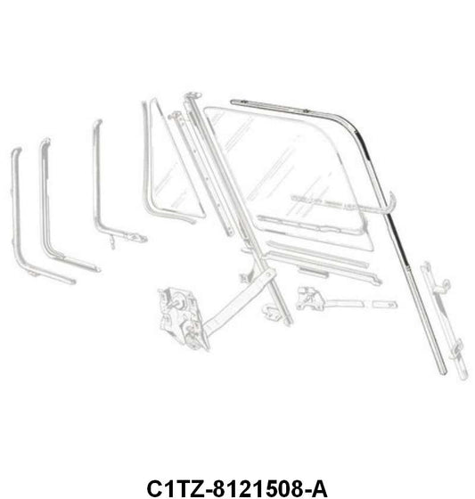 LOCK SIDE DOOR GLASS RUN - 61-66 F-100/F-350