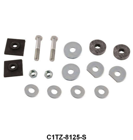 RADIATOR CORE SUPPORT PAD & BOLT KIT - 61-64 F-100