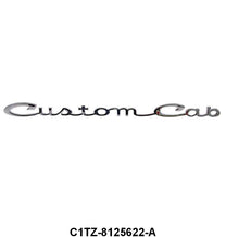 "CUSTOM CAB" DOOR EMBLEM - 61-66 F-100/F-350