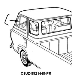 VENT WINDOW SEALS - 61-67 ECONOLINE, MADE IN USA