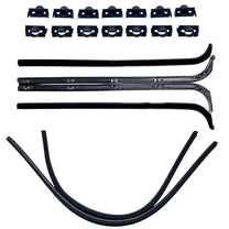 FRONT DOOR WINDOW CHANNEL KIT - 61-67 ECONOLINE VAN/PICKUP