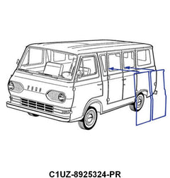 SIDE DOOR SEALS OR REAR DOOR SEALS - 61-67 ECONOLINE VAN