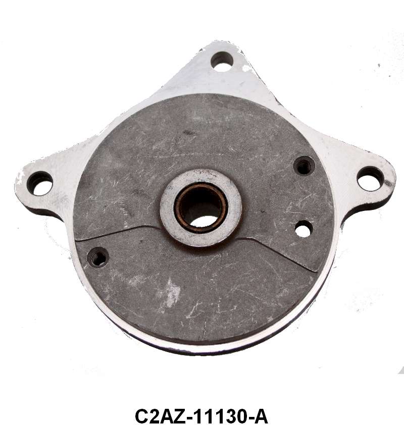 STARTER REAR END PLATE WITH BUSHING - 54-59 PASS, 60-64 GLX, 54-64 F-100/35