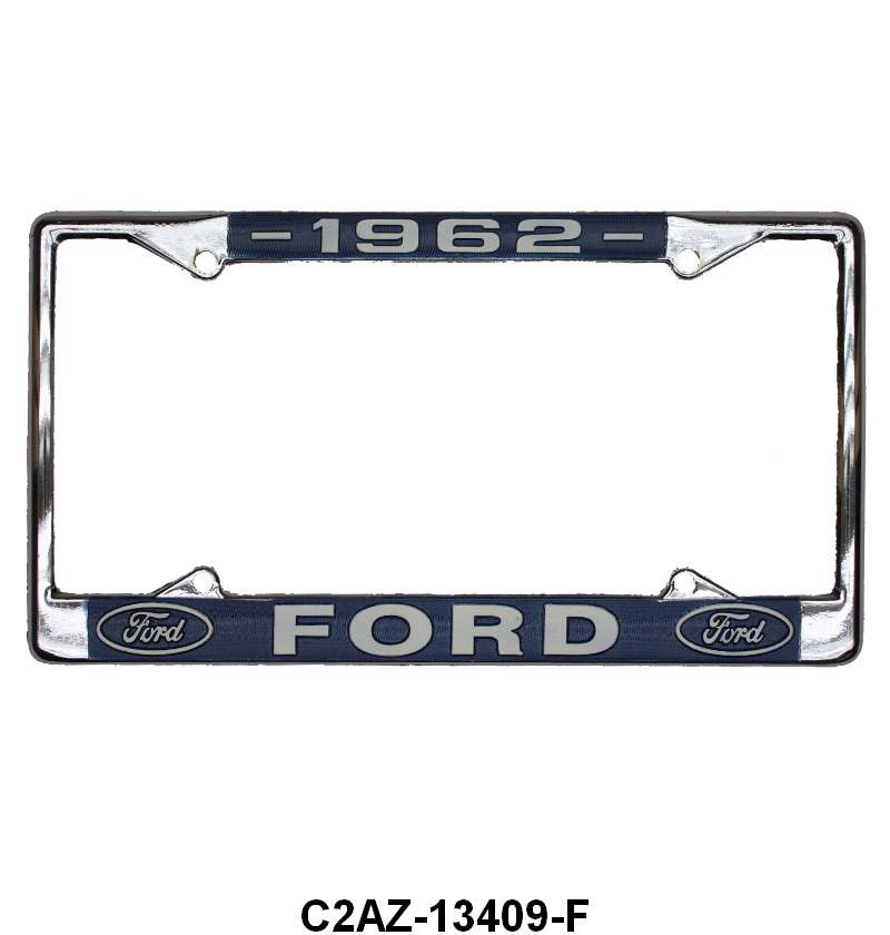 "FORD" LICENSE PLATE FRAME - 1962