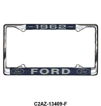 "FORD" LICENSE PLATE FRAME - 1962