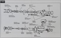 POWER STEERING CONTROL VALVE KIT - 60-70 CARS, SEE MORE INFORMATION