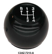 MANUAL FLOOR SHIFT KNOB - 62-67 GLX, 62-66 FLCN/FRLN 4-SPD BLACK