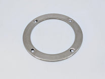 FLOOR SHIFT BOOT TRIM RING - 60-64 GLX, 62-65 FLCN, 62-65 FRLN, STAINLESS