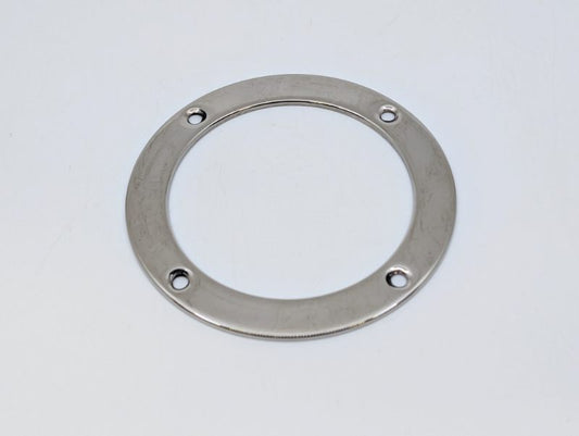 FLOOR SHIFT BOOT TRIM RING - 60-64 GLX, 62-65 FLCN, 62-65 FRLN, STAINLESS