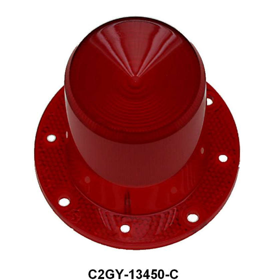 TAIL LIGHT LENS WITH FoMoCo SCRIPT - 62 S22 COMET 63 COMET EXCEPT WGN