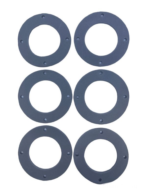 TAIL LIGHT LENS GASKETS - 62-63 COMET "S-22" & BODY #62C, 63C, 76B, 6 pcs