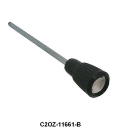 HEADLIGHT SWITCH KNOB WITH SHAFT - LATE 62-64 FAIRLANE BLACK