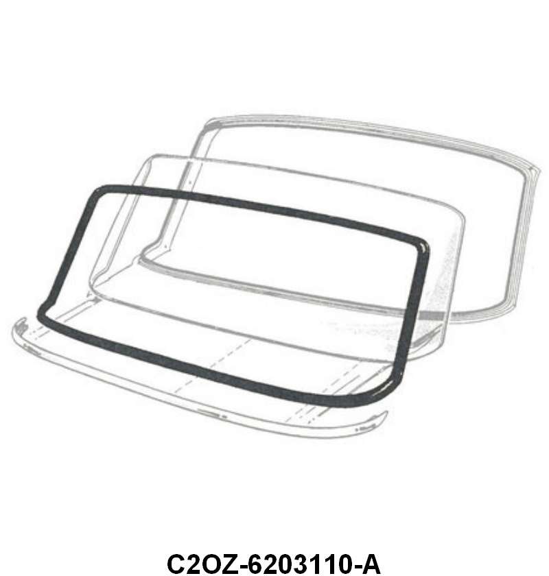 WINDSHIELD SEAL - 62-65 FAIRLANE SEDAN/WAGON