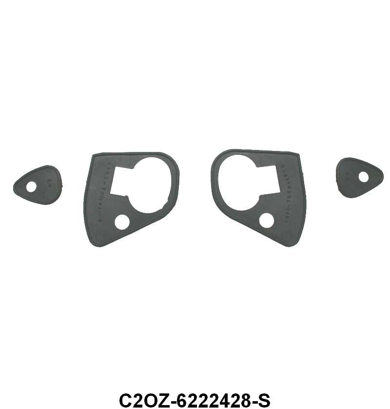 OUTSIDE DOOR HANDLE PADS - 62-64 FAIRLANE, FOR 2 HANDLES