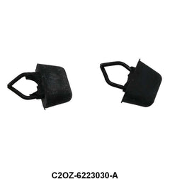 REAR OF DOOR BUMPER BY DOOR LOCK - 62-64 FRLN SDN & HDTP