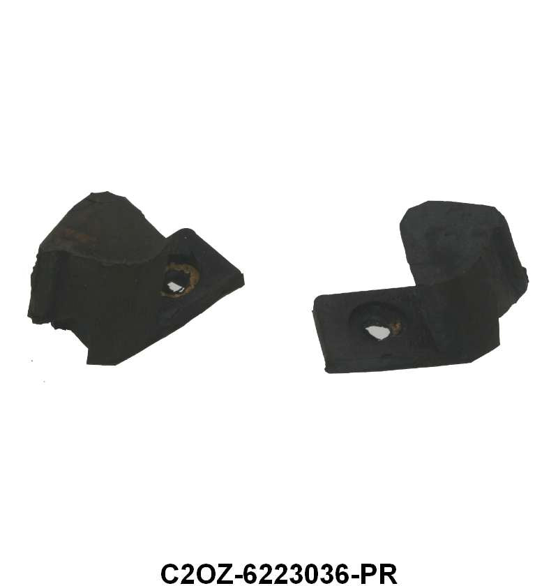 UPPER REAR DOOR BUMPER - 62-64 FAIRLANE, 2-DOOR SEDAN