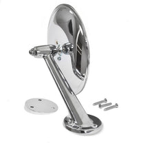 CHROME OUTSIDE MIRROR - 61-67 ECONOLINE RH WITH 6" ROUND HEAD