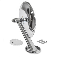 CHROME OUTSIDE MIRROR - 61-67 ECONOLINE RH WITH 6
