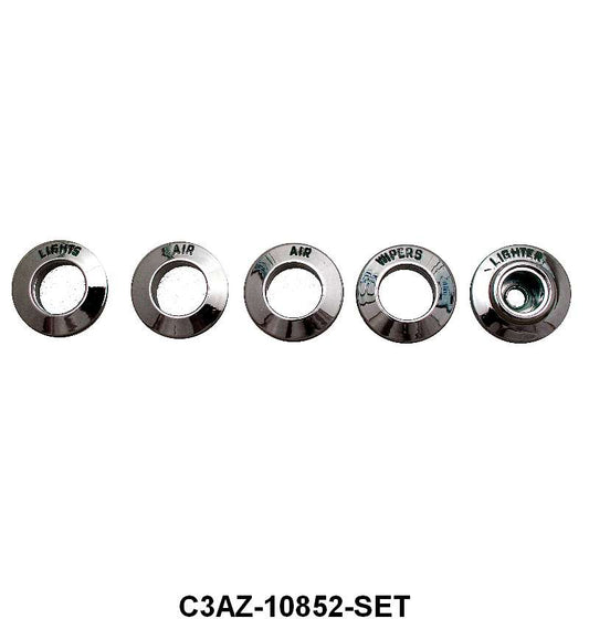 DASH BEZEL KIT - 623-64 GALAXIE SET OF 5