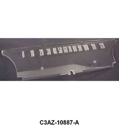 INSTRUMENT BEZEL LENS - 63 GALAXIE SPEEDOMETER
