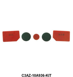 INSTRUMENT PANEL WARNING LENS KIT - 63 GALAXIE SET OF 5