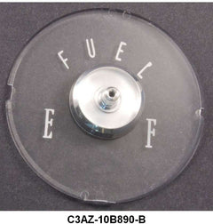 INSTRUMENT BEZEL FUEL GAUGE LENS - 63 GALAXIE
