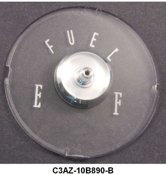 INSTRUMENT BEZEL FUEL GAUGE LENS - 63 GALAXIE