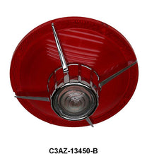 TAIL LIGHT LENS WITH FoMoCo SCRIPT - 63 GALAXIE 500 OR 500 XL WITH BACK UP