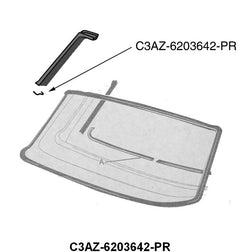 WINDSHIELD POST GARNISH MOLDING TO DASH SEAL -63-64 GLX,64-65 FLCN,CMT