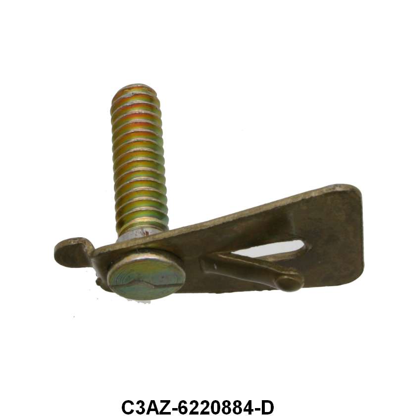 LOWER FRONT DOOR END MOLDING CLIP - 63 GALAXIE, 2 REQ