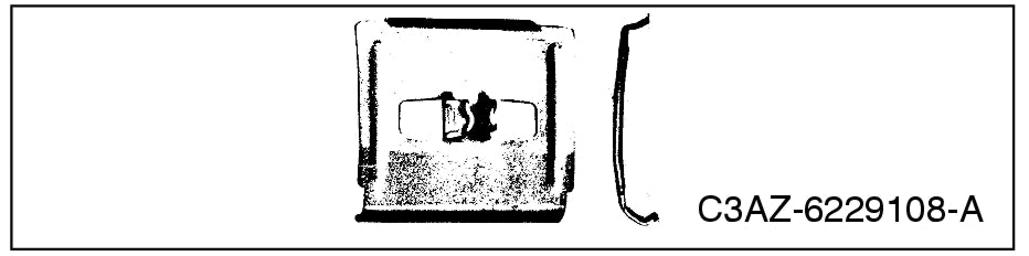 UPPER FRONT DOOR CLIP - 63 GALAXIE