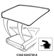 TRUNK LID SEAL - 63-64 GALAXIE, 62-64 FAIRLANE, 64 & 67-70 FALCON