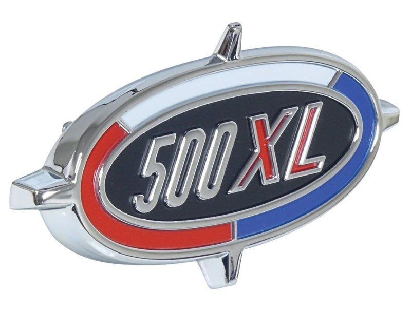 FUEL FILLER LID EMBLEM - 63 GALAXIE HDTP/CONV